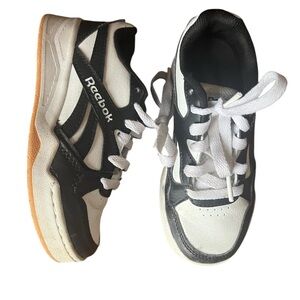 Reebok Little Kids Black and White Royal Prime Sneakers Tennis Shoes